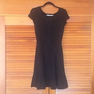 Diane Von Fursternberg black cocktail dress
